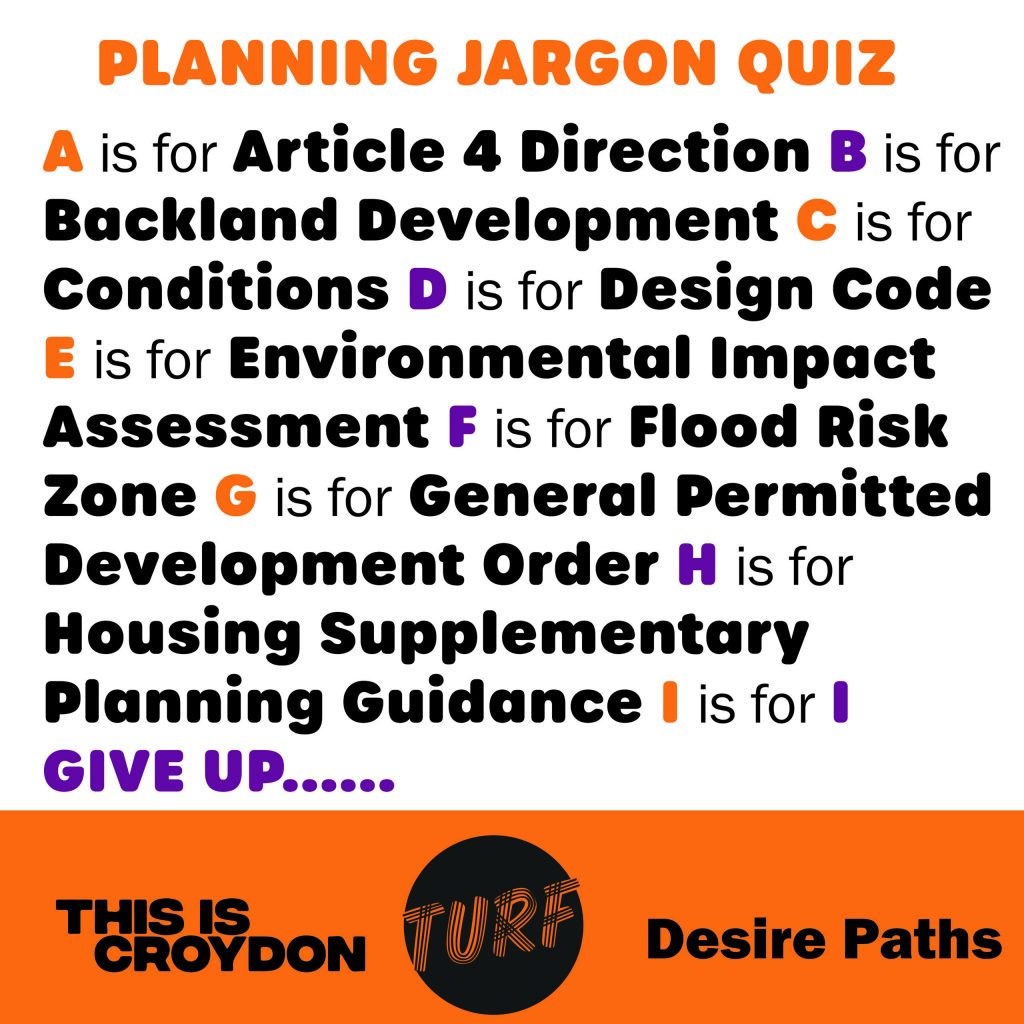 Planning jargon quiz