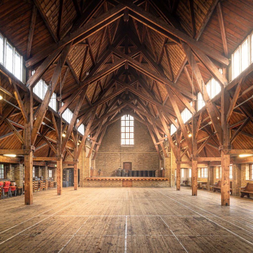 Inside the Adult School Hall