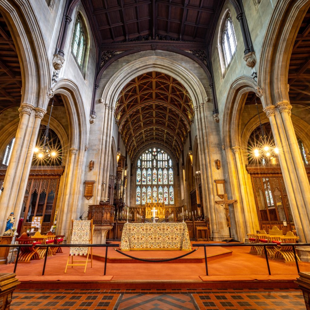 Inside Croydon Minster